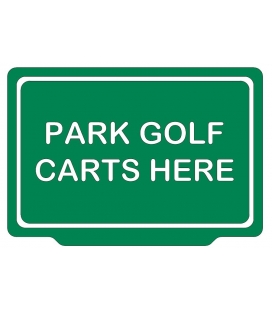PARK GOLF CARTS HERE