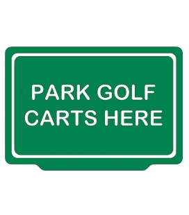PARK GOLF CARTS HERE PARK GOLF CARTS HERE
