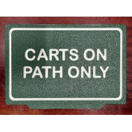 CARTS ON PATH ONLY