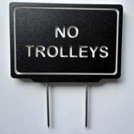 NO TROLLEYS