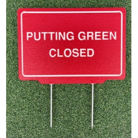 PUTTING GREEN CLOSED